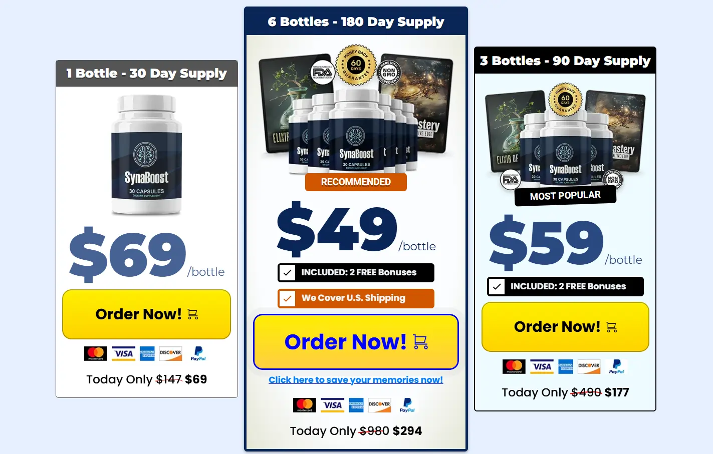 synaboost-special-Offer-price-table